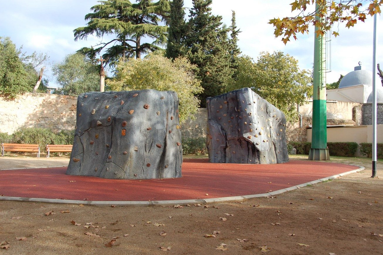 Two boulders in a public park, Esplugues de Llobregat