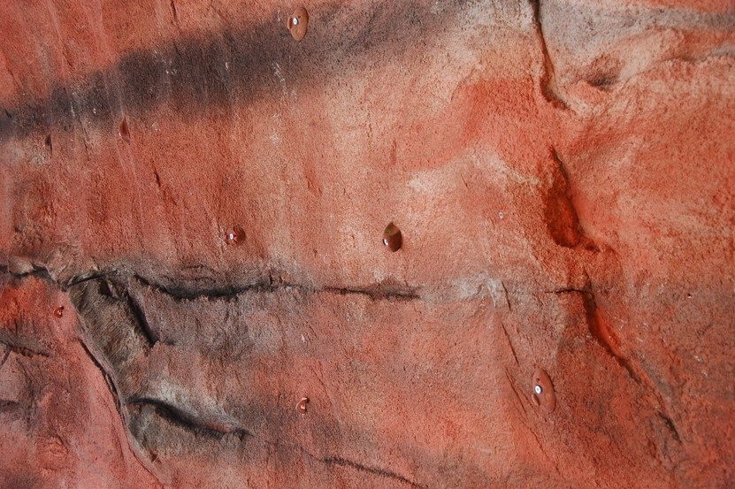 Ochre texture detail